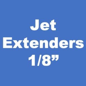 Jet Extender - no drip - check valve - 1/8"