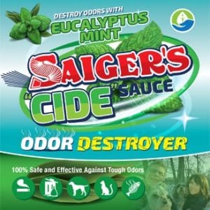 Saiger’s “Cide” Sauce Eucalyptus Mint Odour Destroyer