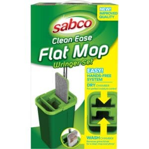 Sabco Clean Ease Flat Mop Wringer Set