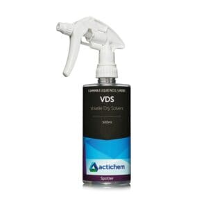 Actichem VDS is a dry solvent stain remover 500ML