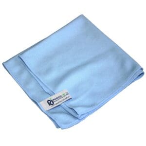 MICROFIBRE CLOTH GLASS: LIGHT BLUE x1