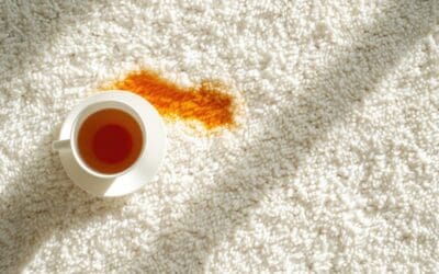 How to clean tea stains from carpet