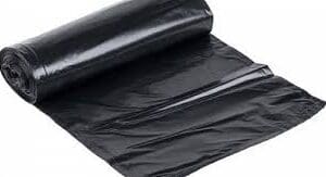 Bastion 18 Litre Regular Duty Bin Liners, Black - 10 Rolls/100