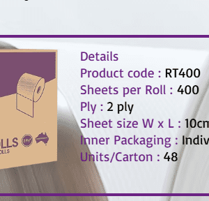Royal Essence 2ply 400 sheet Toilet Rolls