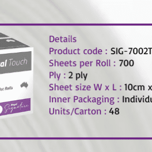 Royal Touch 2 Ply 700 Sheet Toilet Roll