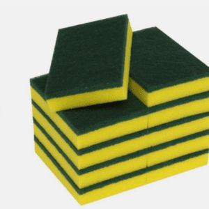 SABCO Commercial Sponge Scourer | Heavy-Duty Cleaning | 10 Pack